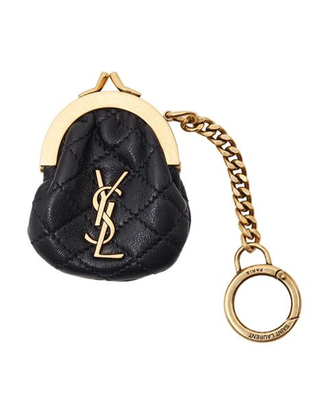 ysl mini coin keyring bag.